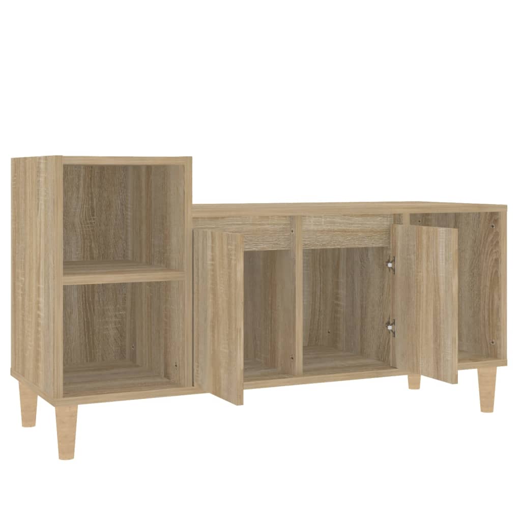 vidaXL TV Cabinet Sonoma Oak 100x35x55 cm Engineered Wood