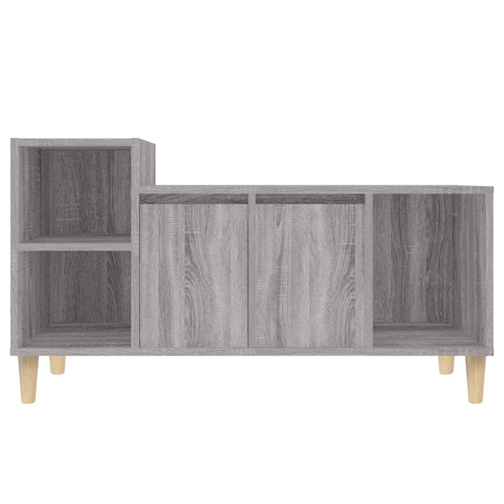 vidaXL TV Cabinet Grey Sonoma 100x35x55 cm Engineered Wood