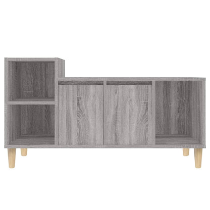vidaXL TV Cabinet Grey Sonoma 100x35x55 cm Engineered Wood