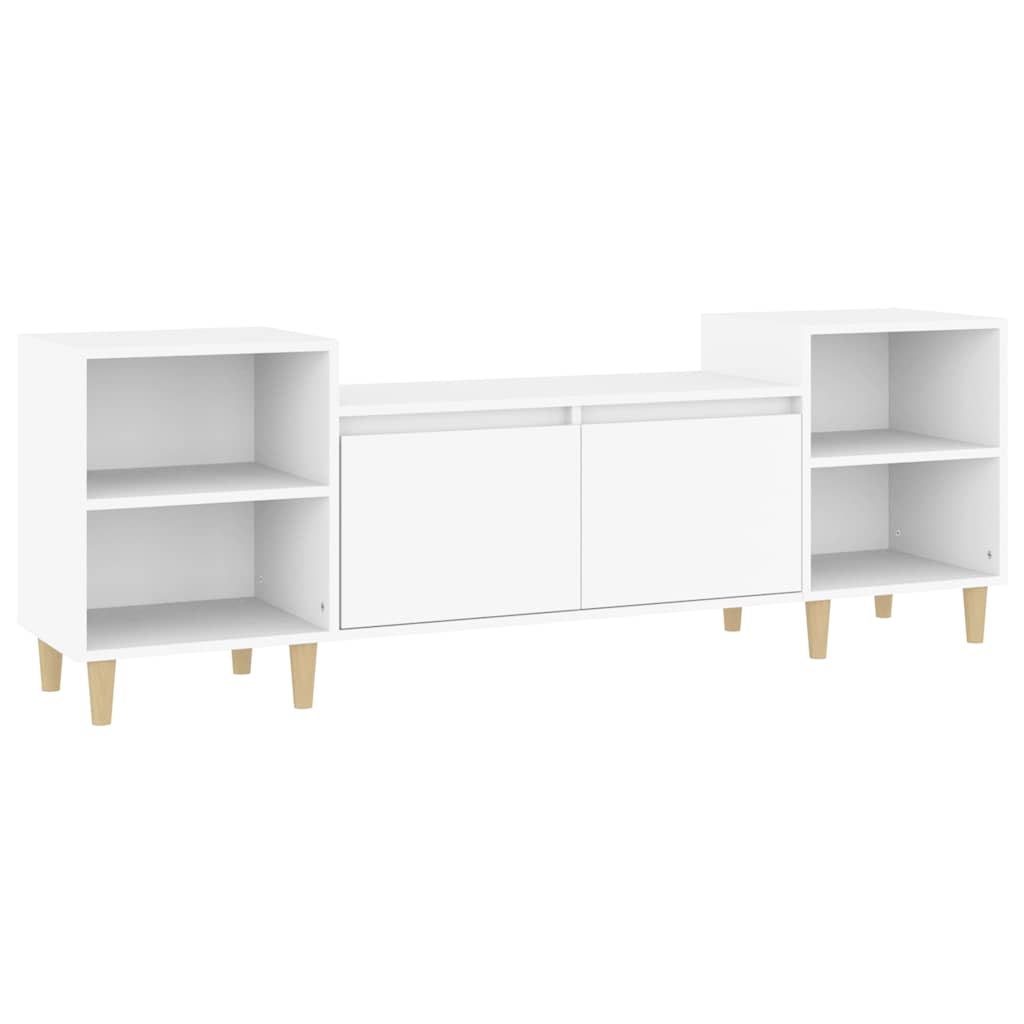 vidaXL TV Cabinet White 160x35x55 cm Engineered Wood