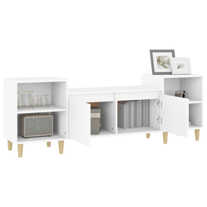 vidaXL TV Cabinet White 160x35x55 cm Engineered Wood