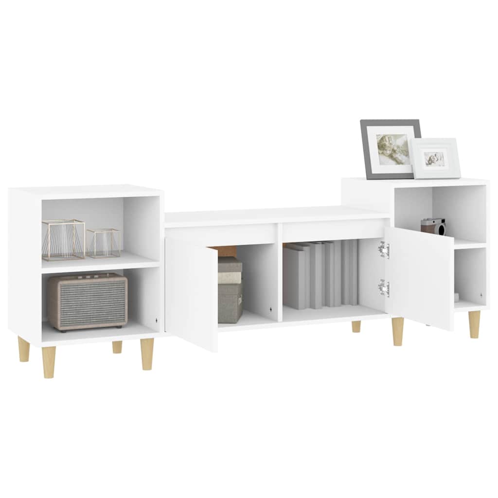 vidaXL TV Cabinet White 160x35x55 cm Engineered Wood