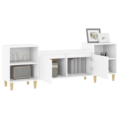 vidaXL TV Cabinet White 160x35x55 cm Engineered Wood
