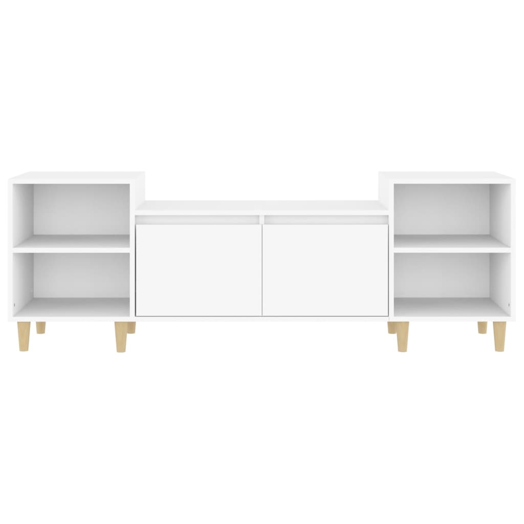 vidaXL TV Cabinet White 160x35x55 cm Engineered Wood