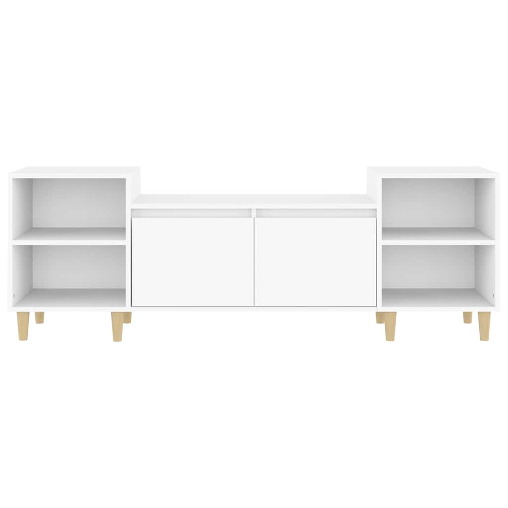 vidaXL TV Cabinet White 160x35x55 cm Engineered Wood