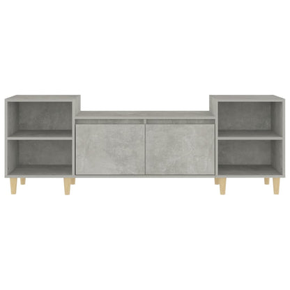 vidaXL TV Cabinet Concrete Grey 160x35x55 cm Engineered Wood