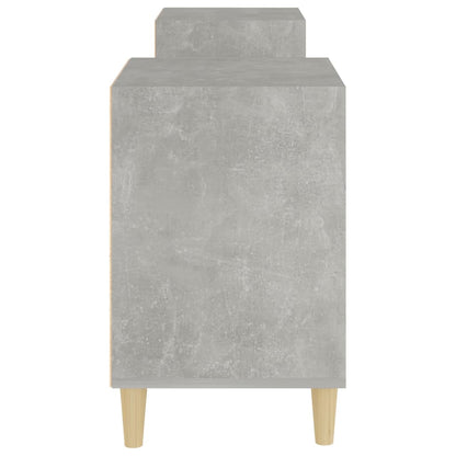 vidaXL TV Cabinet Concrete Grey 160x35x55 cm Engineered Wood