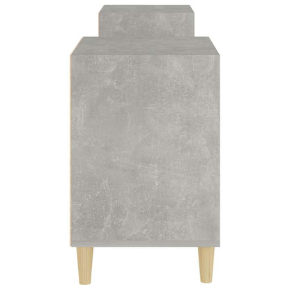 vidaXL TV Cabinet Concrete Grey 160x35x55 cm Engineered Wood
