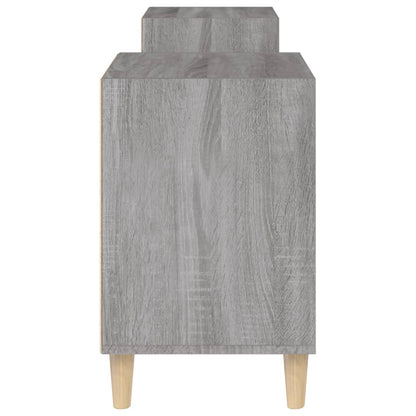 vidaXL TV Cabinet Grey Sonoma 160x35x55 cm Engineered Wood