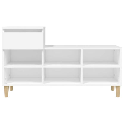 vidaXL Shoe Cabinet White 102x36x60 cm Engineered Wood
