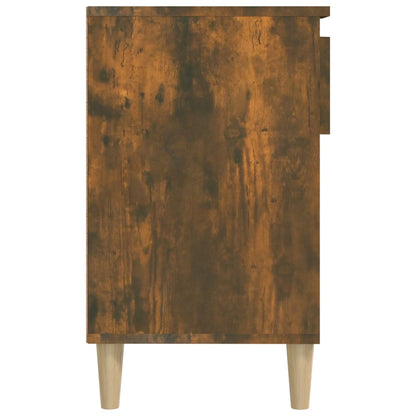 vidaXL Shoe Cabinet Smoked Oak 102x36x60 cm Engineered Wood