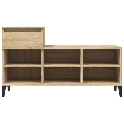 vidaXL Shoe Cabinet Sonoma Oak 102x36x60 cm Engineered Wood