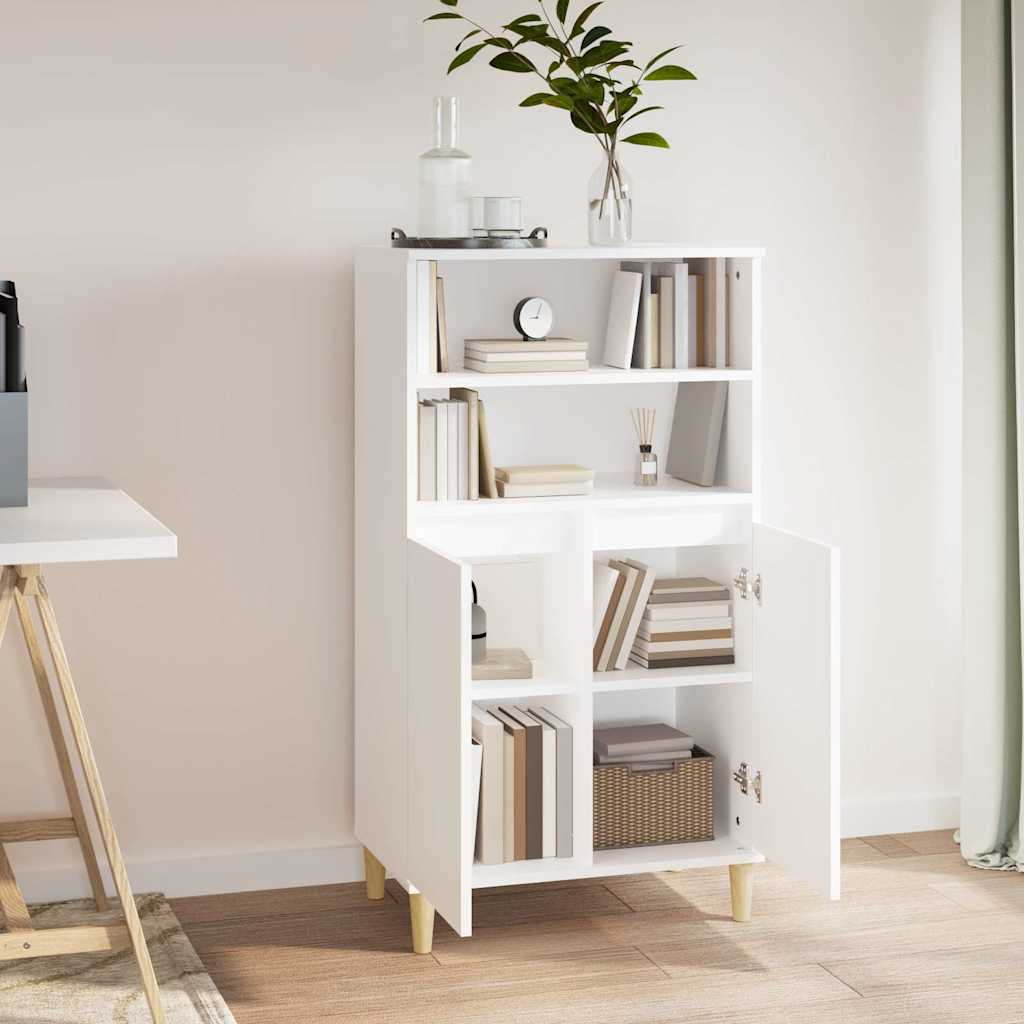 vidaXL Highboard White 60x36x110 cm Engineered Wood