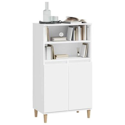 vidaXL Highboard White 60x36x110 cm Engineered Wood