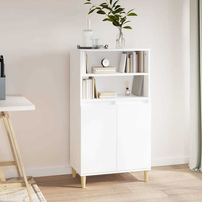 vidaXL Highboard White 60x36x110 cm Engineered Wood