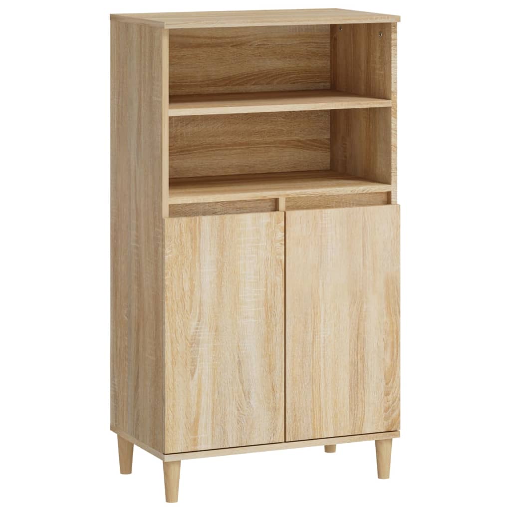 vidaXL Highboard Sonoma Oak 60x36x110 cm Engineered Wood