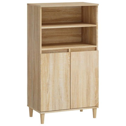 vidaXL Highboard Sonoma Oak 60x36x110 cm Engineered Wood