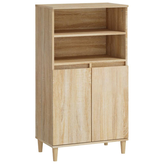 vidaXL Highboard Sonoma Oak 60x36x110 cm Engineered Wood