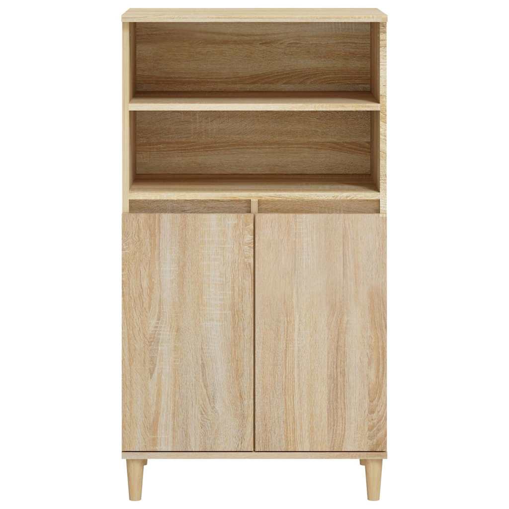 vidaXL Highboard Sonoma Oak 60x36x110 cm Engineered Wood