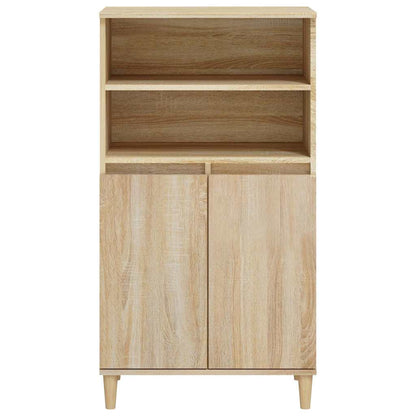 vidaXL Highboard Sonoma Oak 60x36x110 cm Engineered Wood