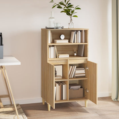 vidaXL Highboard Sonoma Oak 60x36x110 cm Engineered Wood