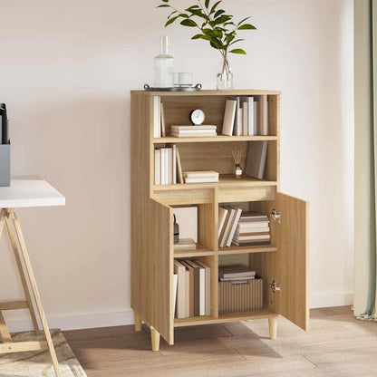 vidaXL Highboard Sonoma Oak 60x36x110 cm Engineered Wood