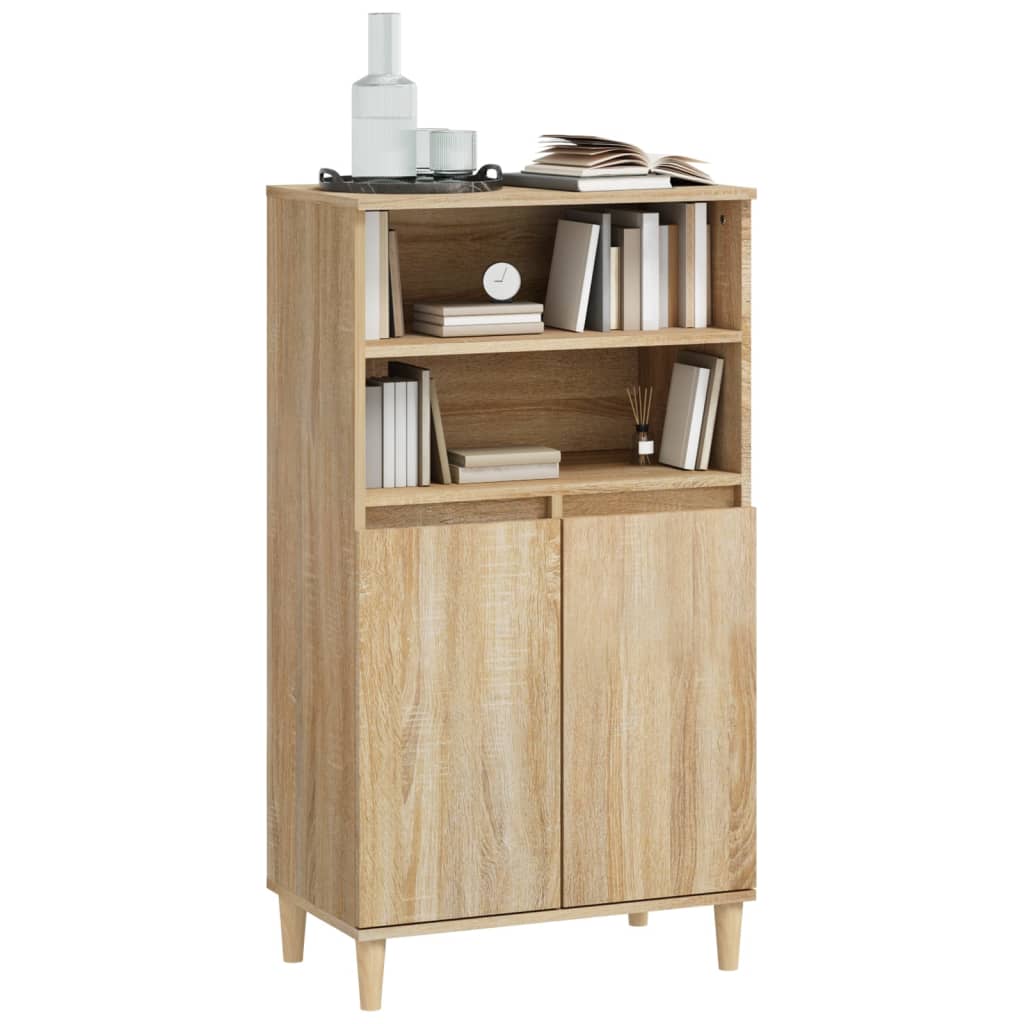 vidaXL Highboard Sonoma Oak 60x36x110 cm Engineered Wood