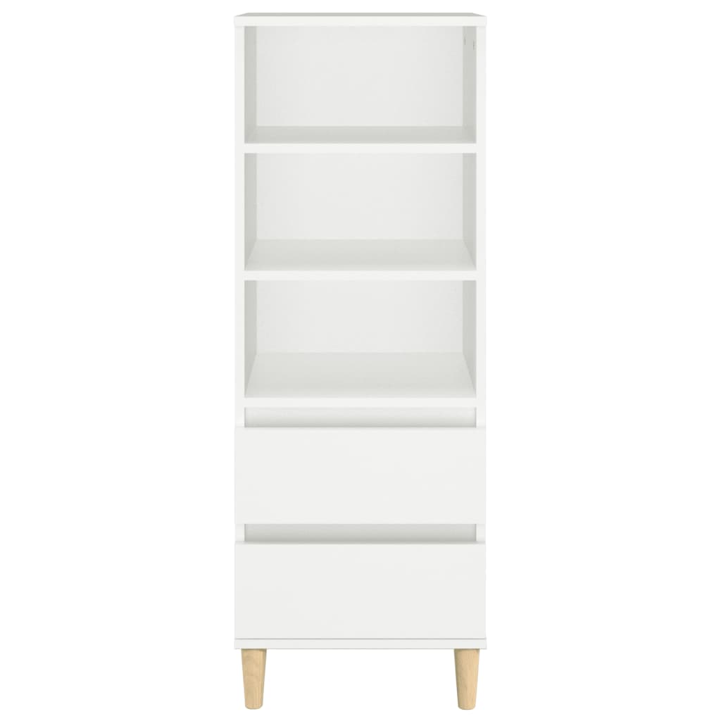 vidaXL Highboard White 40x36x110 cm Engineered Wood