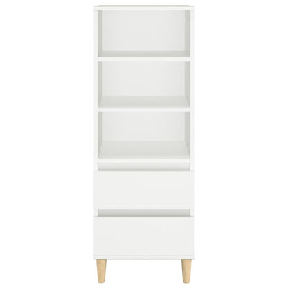 vidaXL Highboard White 40x36x110 cm Engineered Wood