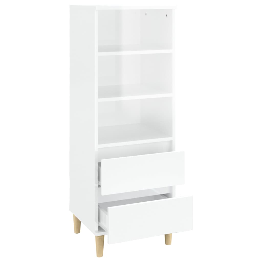 vidaXL Highboard White 40x36x110 cm Engineered Wood