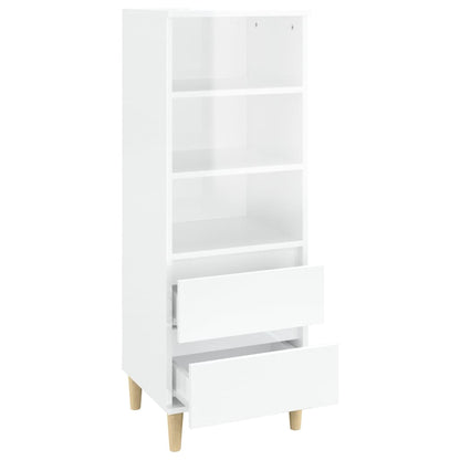 vidaXL Highboard White 40x36x110 cm Engineered Wood