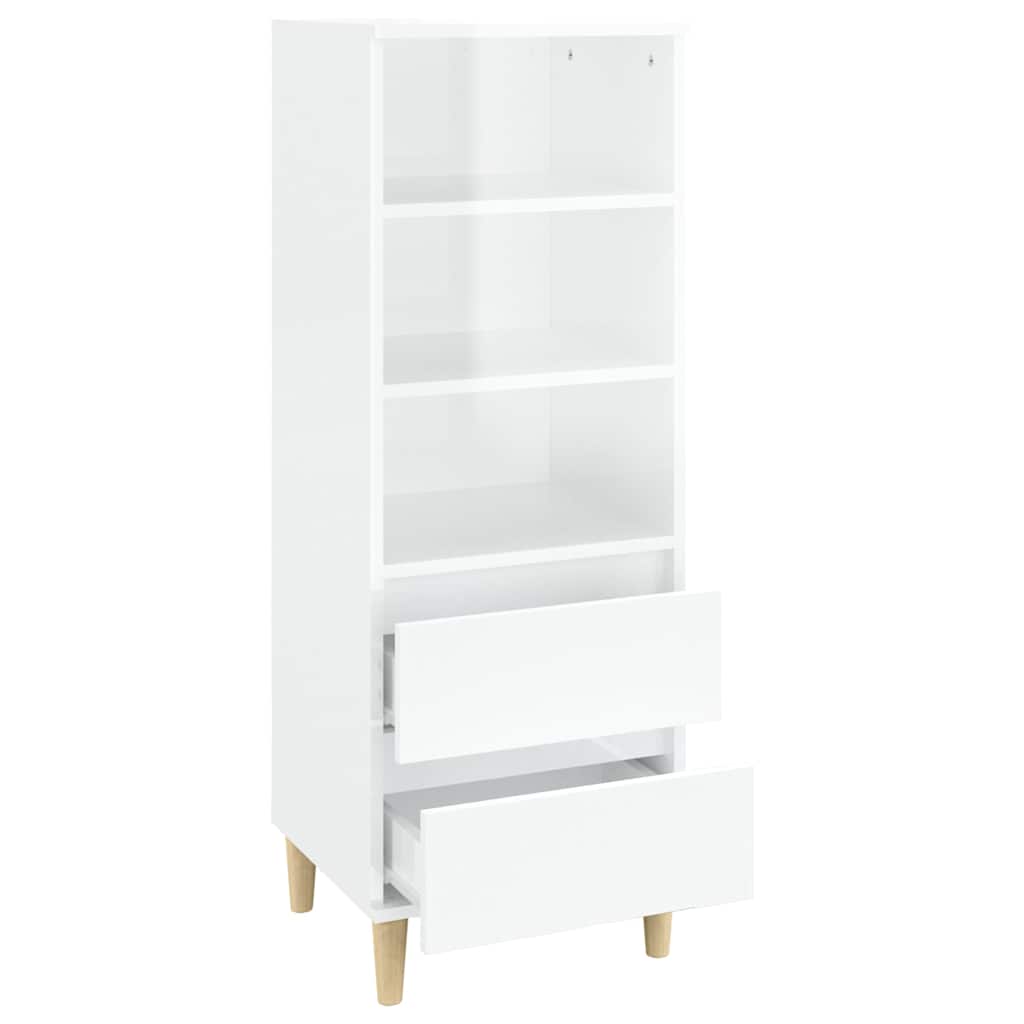 vidaXL Highboard White 40x36x110 cm Engineered Wood