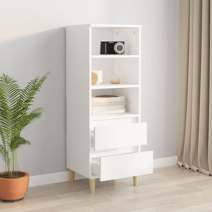 vidaXL Highboard White 40x36x110 cm Engineered Wood