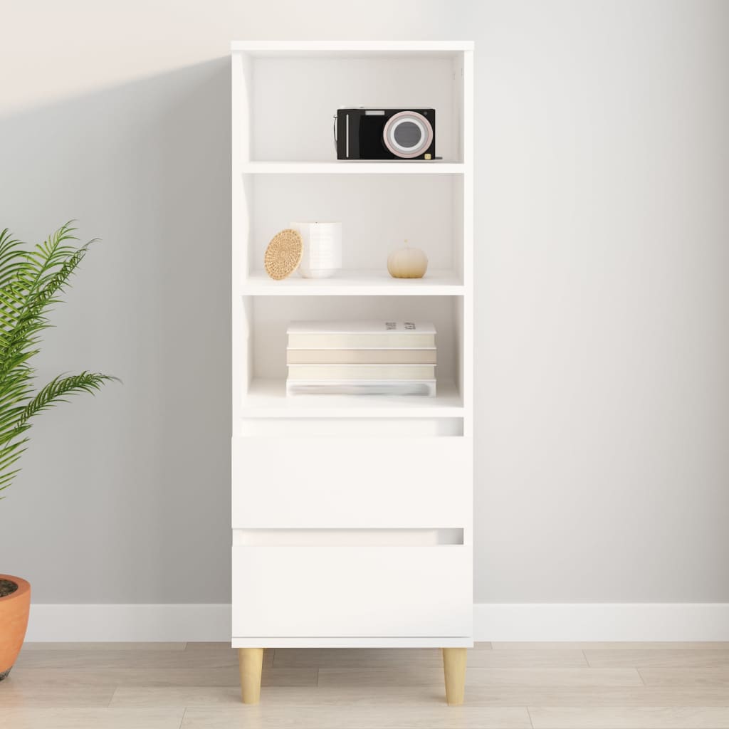 vidaXL Highboard White 40x36x110 cm Engineered Wood