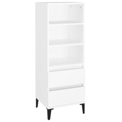 vidaXL Highboard White 40x36x110 cm Engineered Wood
