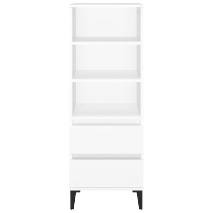 vidaXL Highboard White 40x36x110 cm Engineered Wood