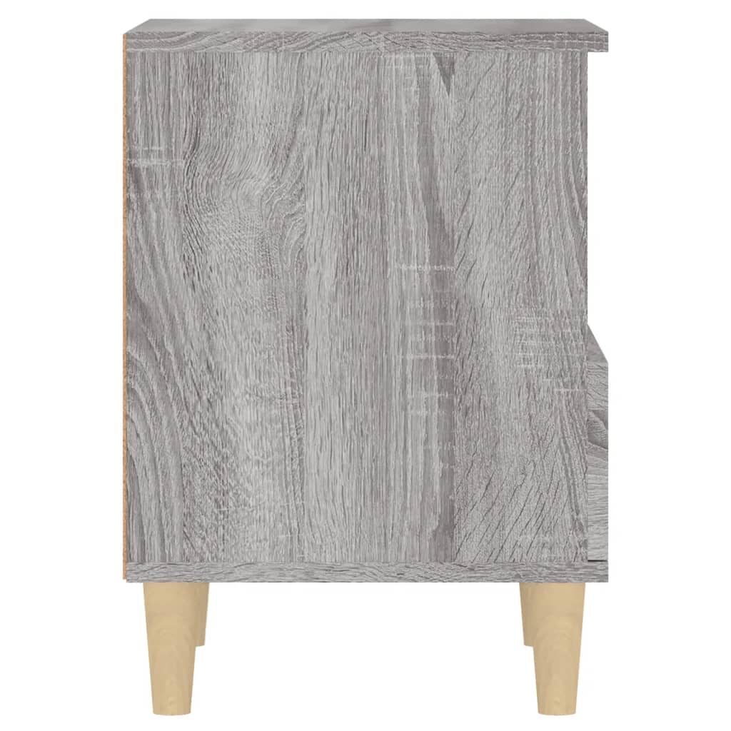 vidaXL Bedside Cabinets 2 pcs Grey Sonoma 40x35x50 cm