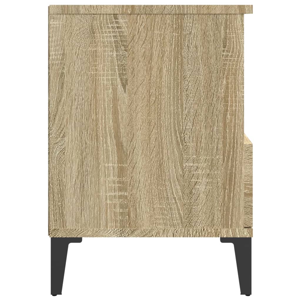 vidaXL Bedside Cabinet Sonoma Oak 40x35x50 cm