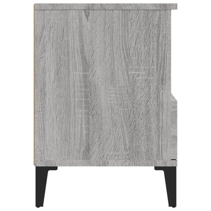 vidaXL Bedside Cabinets 2 pcs Grey Sonoma 40x35x50 cm