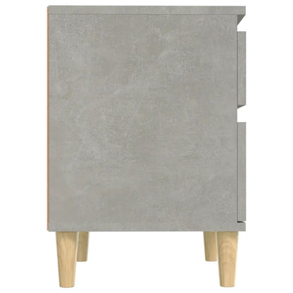 vidaXL Bedside Cabinet Concrete Grey 40x35x50 cm