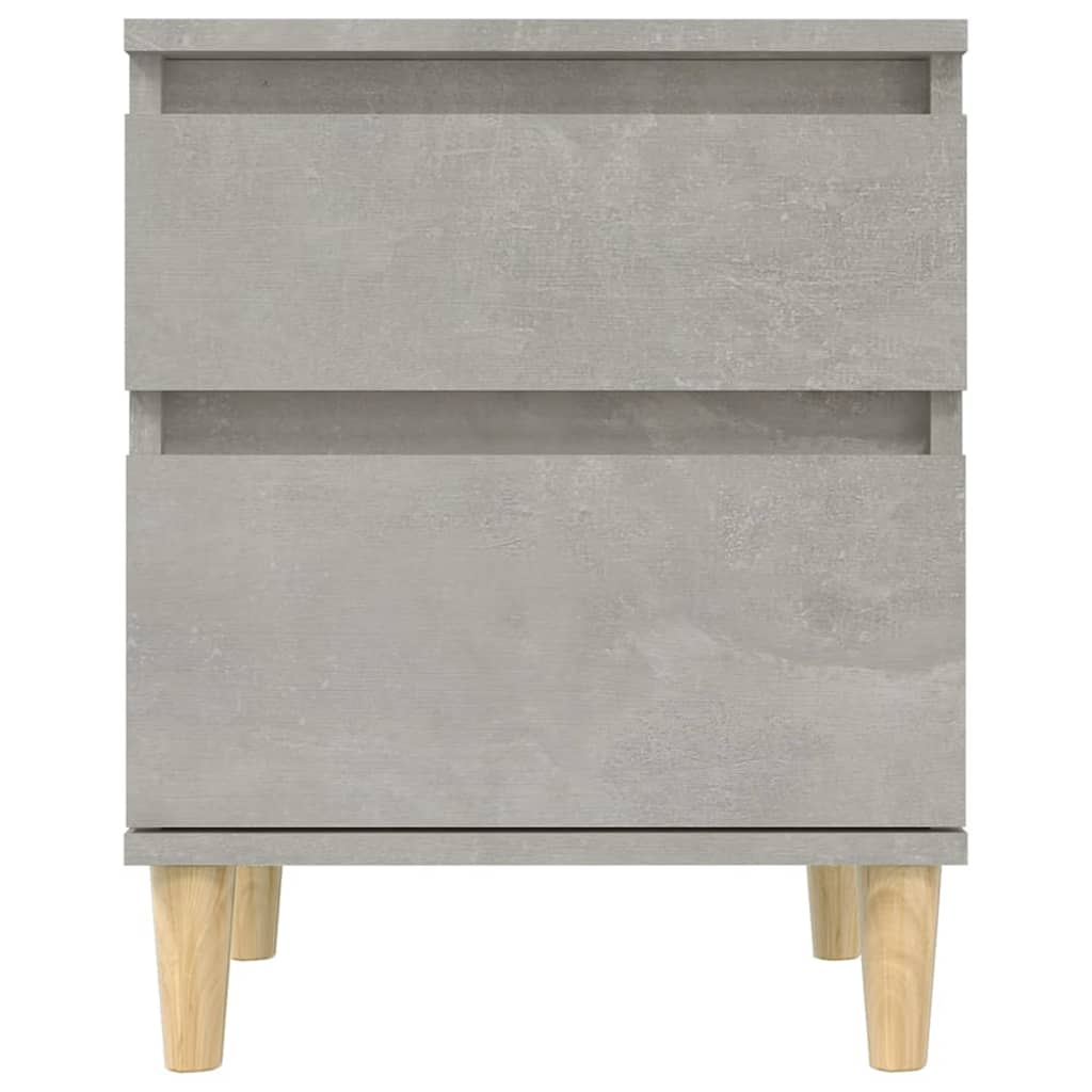 vidaXL Bedside Cabinets 2 pcs Concrete Grey 40x35x50 cm