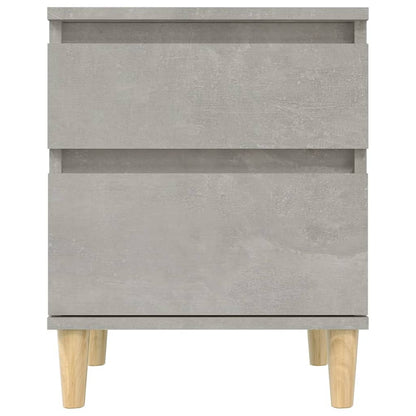 vidaXL Bedside Cabinets 2 pcs Concrete Grey 40x35x50 cm