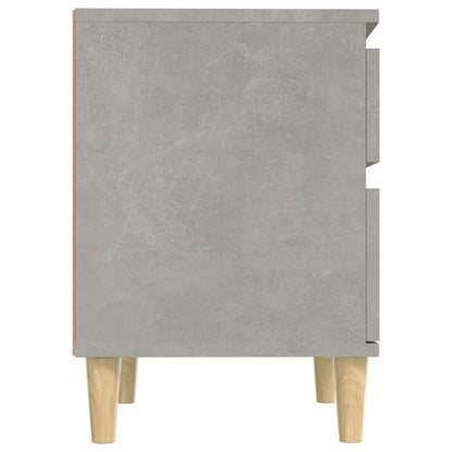 vidaXL Bedside Cabinets 2 pcs Concrete Grey 40x35x50 cm