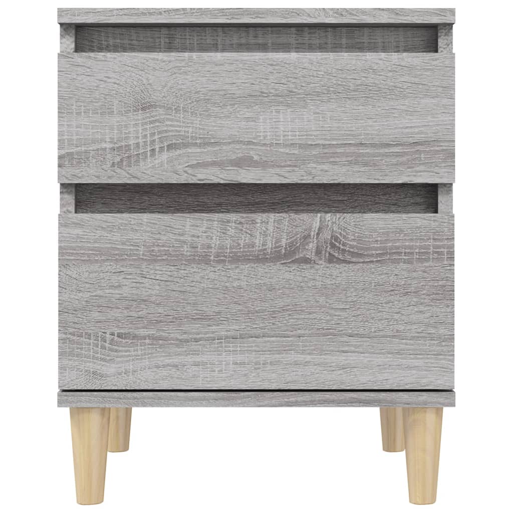vidaXL Bedside Cabinets 2 pcs Grey Sonoma 40x35x50 cm