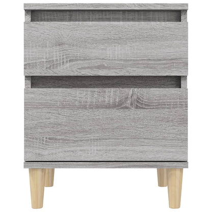 vidaXL Bedside Cabinets 2 pcs Grey Sonoma 40x35x50 cm