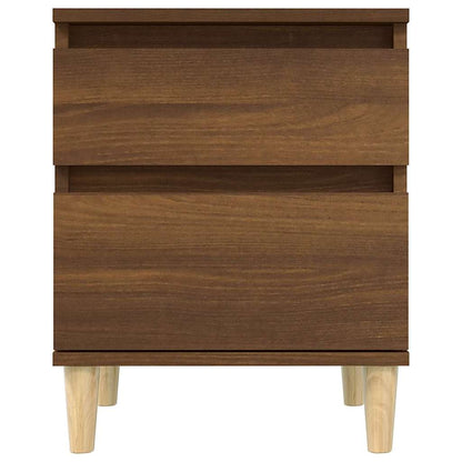 vidaXL Bedside Cabinets 2 pcs Brown Oak 40x35x50 cm