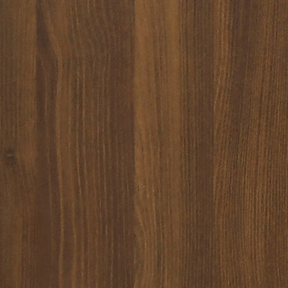 vidaXL Bedside Cabinets 2 pcs Brown Oak 40x35x50 cm