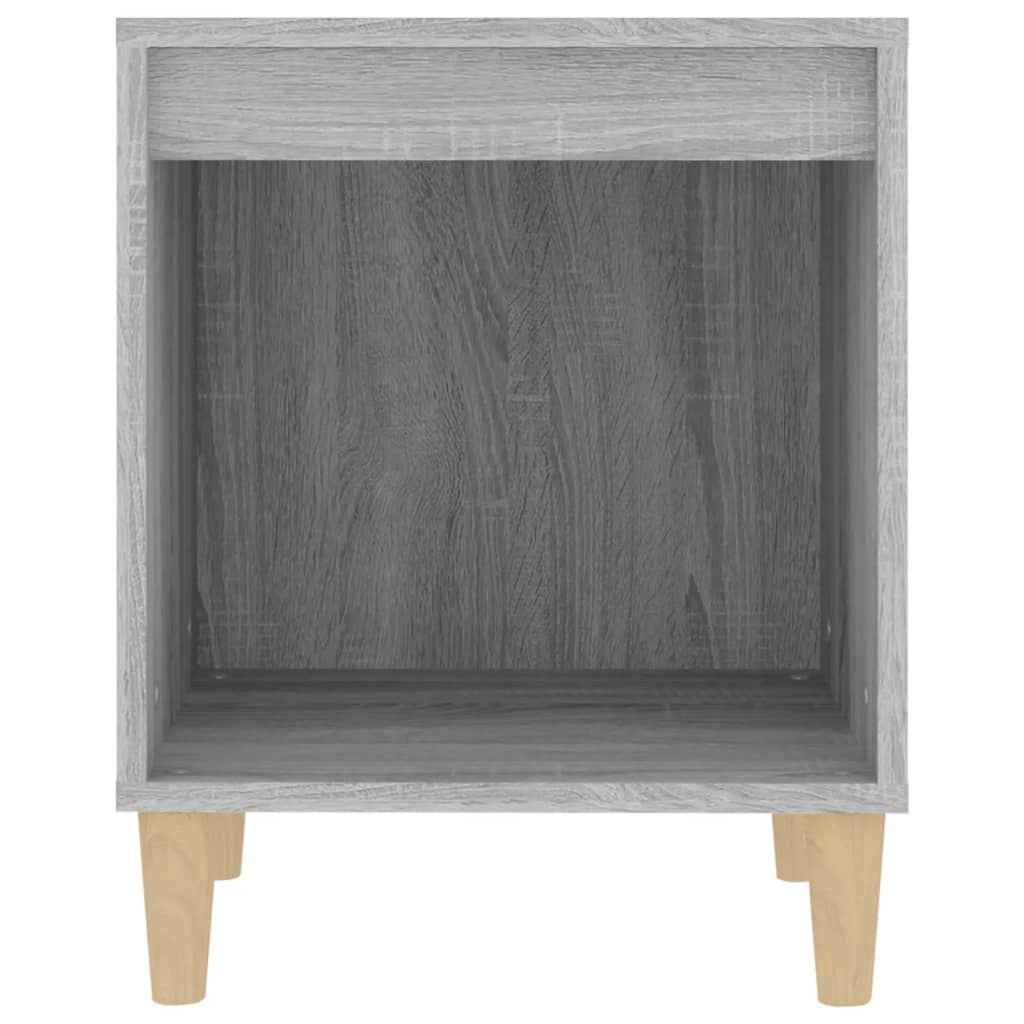 vidaXL Bedside Cabinet Grey Sonoma 40x35x50 cm
