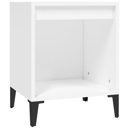vidaXL Bedside Cabinets 2 pcs White 40x35x50 cm