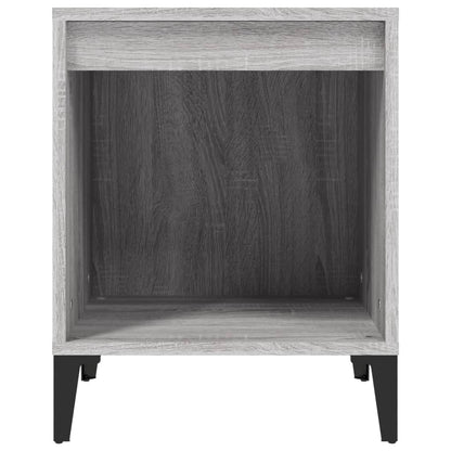 vidaXL Bedside Cabinets 2 pcs Grey Sonoma 40x35x50 cm